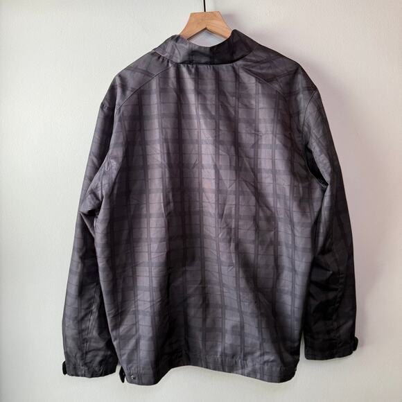 North End Sport FedEx Lightweight Water Resistant Plaid Print Jacket X-Large - Picture 12 of 12